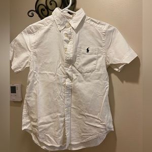 Boys Ralph Lauren short sleeve button down size 8